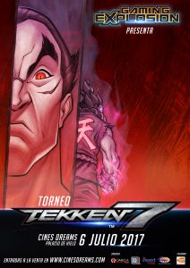 Cartel Torneo Tekken 7 Cines Dreams